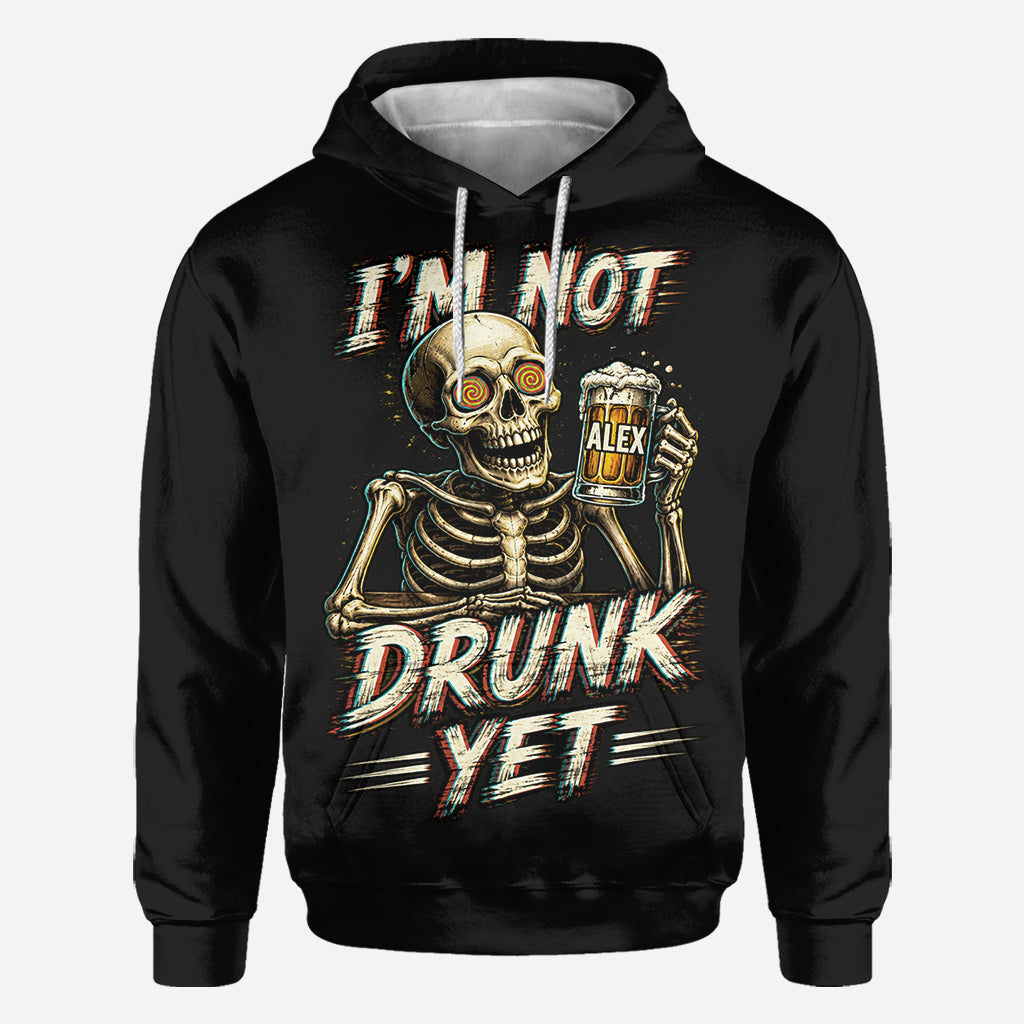 I'm Not Drunk Yet - Personalized Beer All Over Shirt