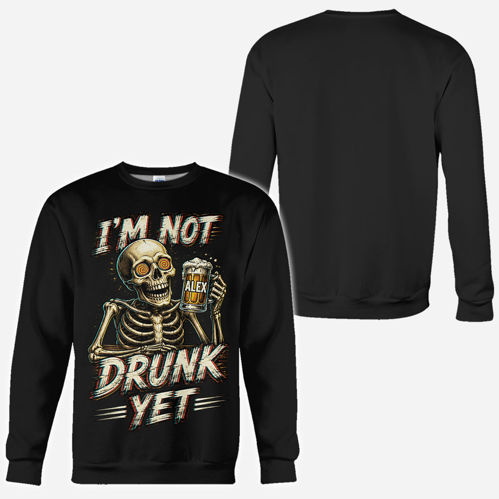 I'm Not Drunk Yet - Personalized Beer All Over Shirt