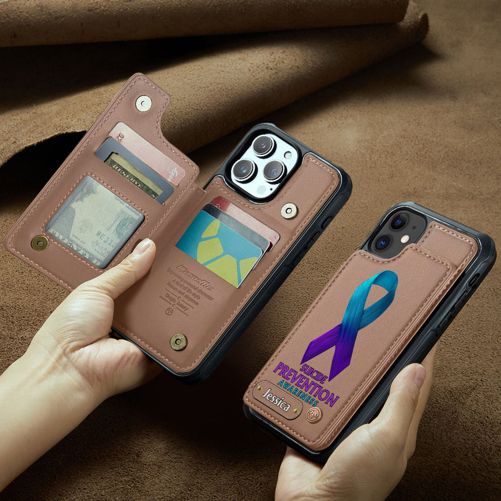 You Matter - Personalized Suicide Prevention Wallet Phone Case