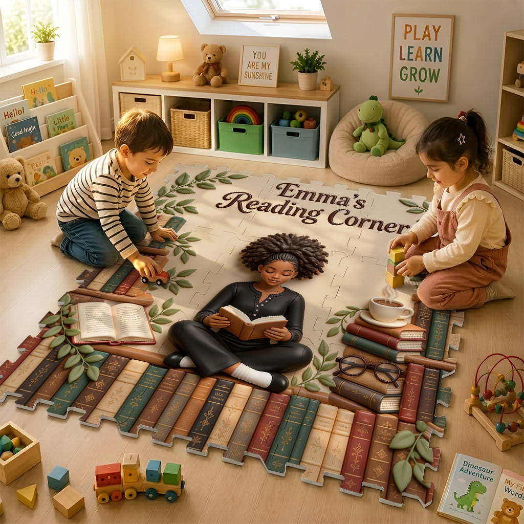 Reading Corner - Personalized Book Foam Puzzle Mat