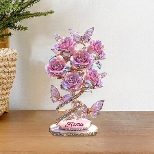 My Garden Gift For Mom, Grandma,... - Personalized Mother Custom Shaped Acrylic Plaque