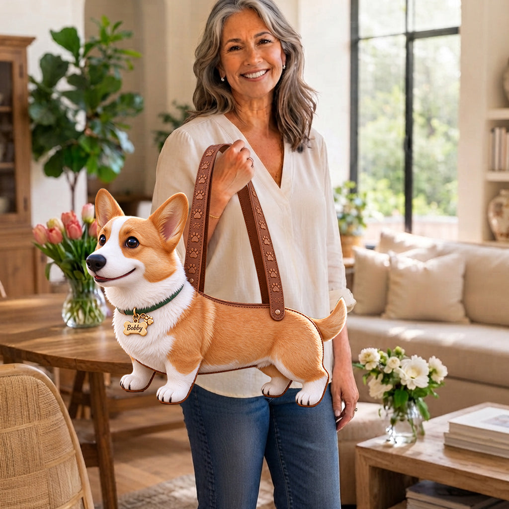 Bring Pet Everywhere - Personalized Dog Custom Shape Tote Bag