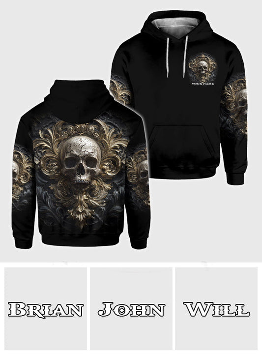 Metalic Skull - Personalized Skull All Over Shirt
