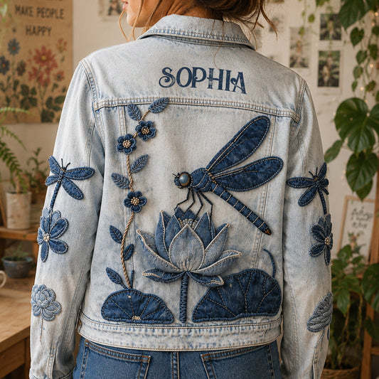 Love Dragonfly - Personalized Dragonfly Bomber Jacket