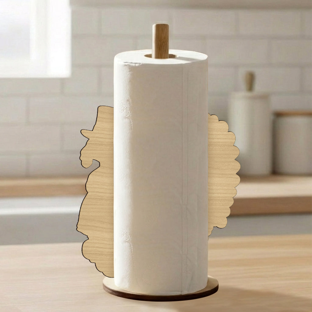 Thanksgiving Turkey Decoration - Personalized Thanksgiving Paper Towel Stand