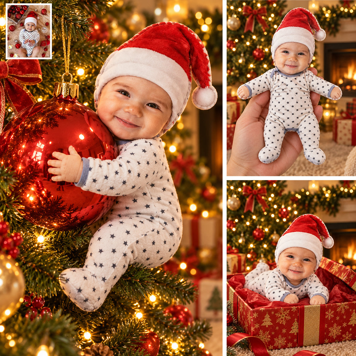 Custom Any Photo - Personalized Kid Posable Plush Doll
