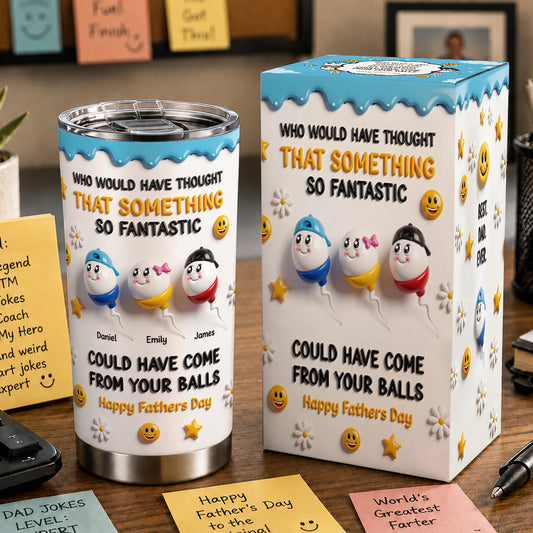 That Something So Fantastic - Personalized Father Tumbler With Gift Box