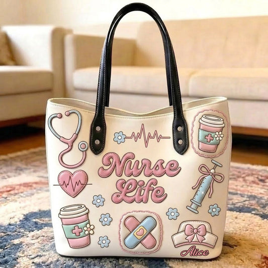 Nurse Life - Personalized Nurse Tote Bag