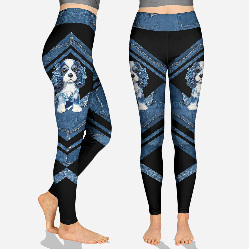 Love Cavalier King Charles Spaniel - Personalized Dog Hoodie and Leggings