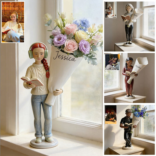 Love Reading Books - Personalized Book Acrylic Pot