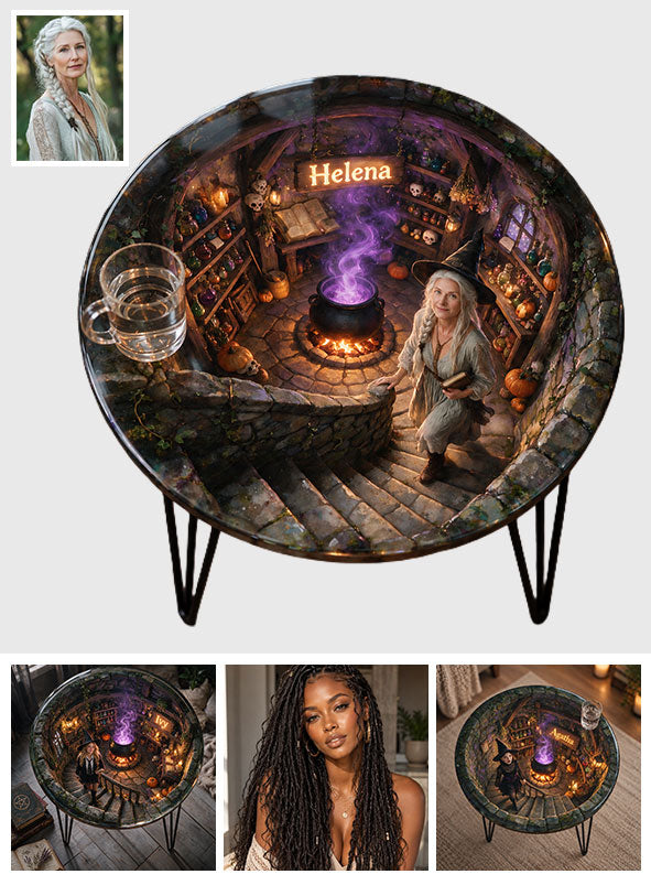 Witch's Secret Chamber - Personalized Witch Table Custom Shape