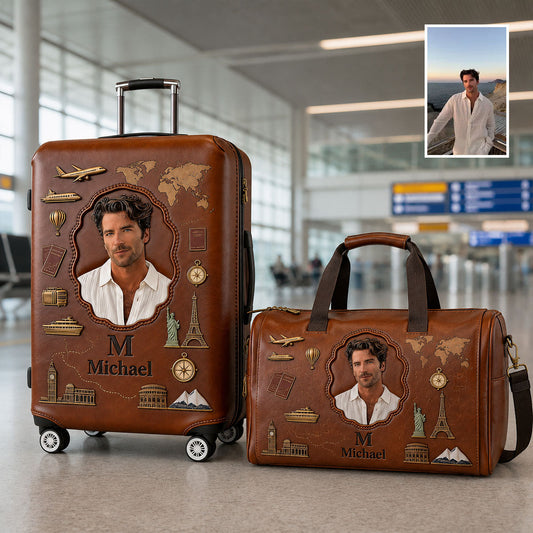 Men Luxury Travel Item - Personalized Travelling Luggage Cover