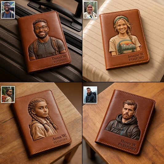 Ready To Go - Personalized Travelling Passport Holder & Luggage Tag Set