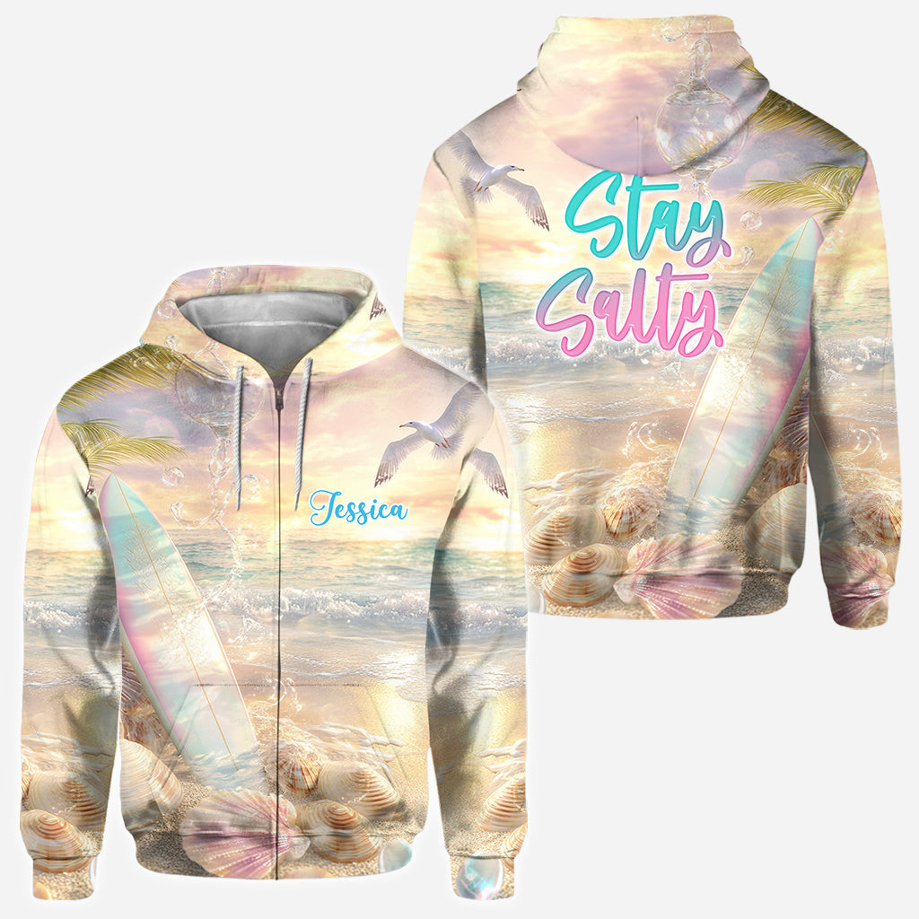 Stay Salty - Personalized Surfing All Over Shirt