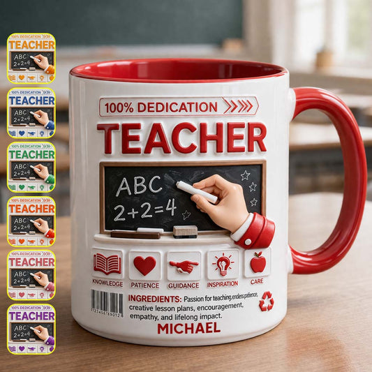Teacher Portfolio - Personalized Teacher Accent Mug