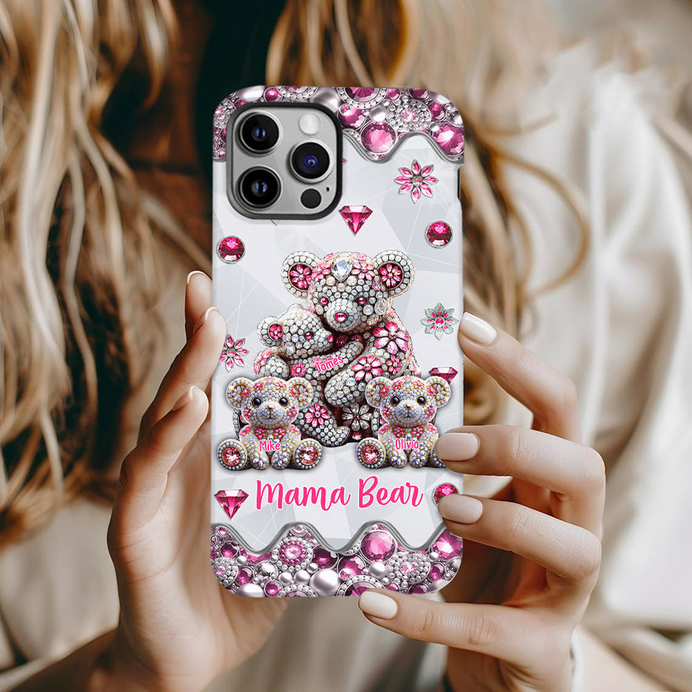 Mama Bear Gift For Mom, Grandma,.. - Personalized Mother Full Print Phone Case