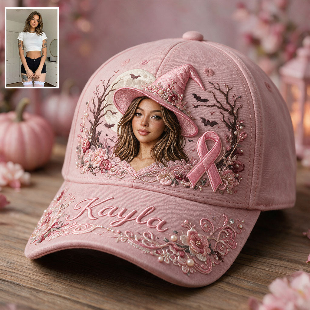 Pink Witch - Personalized Breast Cancer Awareness Classic Cap