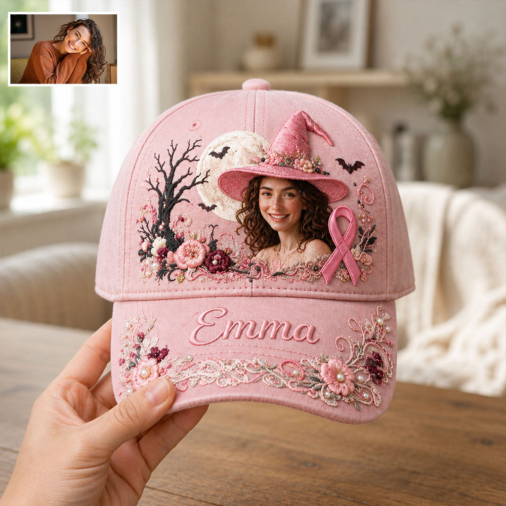 Pink Witch - Personalized Breast Cancer Awareness Classic Cap