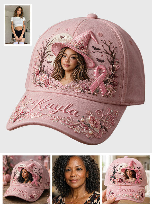 Pink Witch - Personalized Breast Cancer Awareness Classic Cap