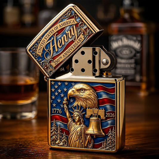 USA 250th Anniversary - Personalized Patriot Lighter