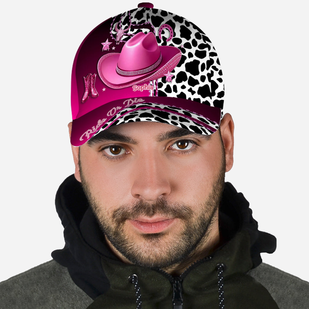 Ride Or Die - Personalized Cowgirl Classic Cap