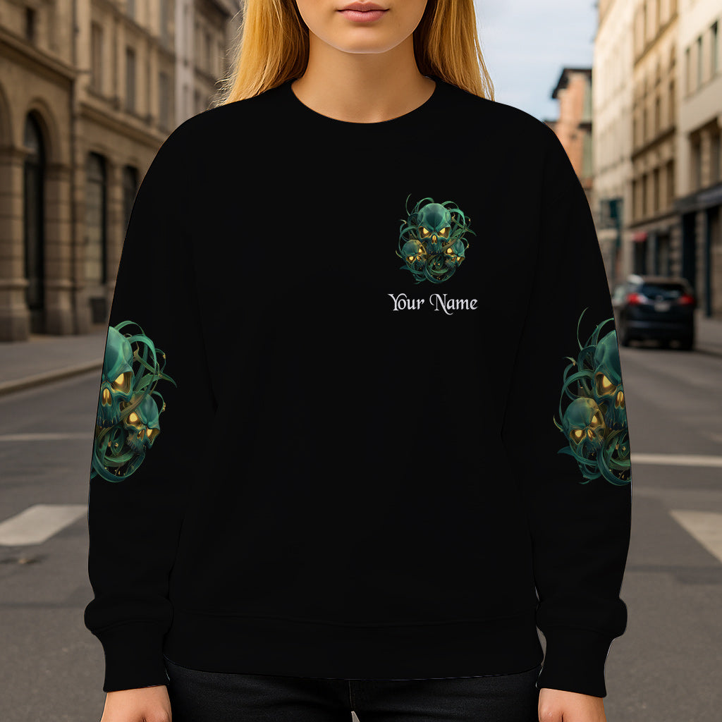 My Demon Out To Play - Personalized Skull All Over Shirt