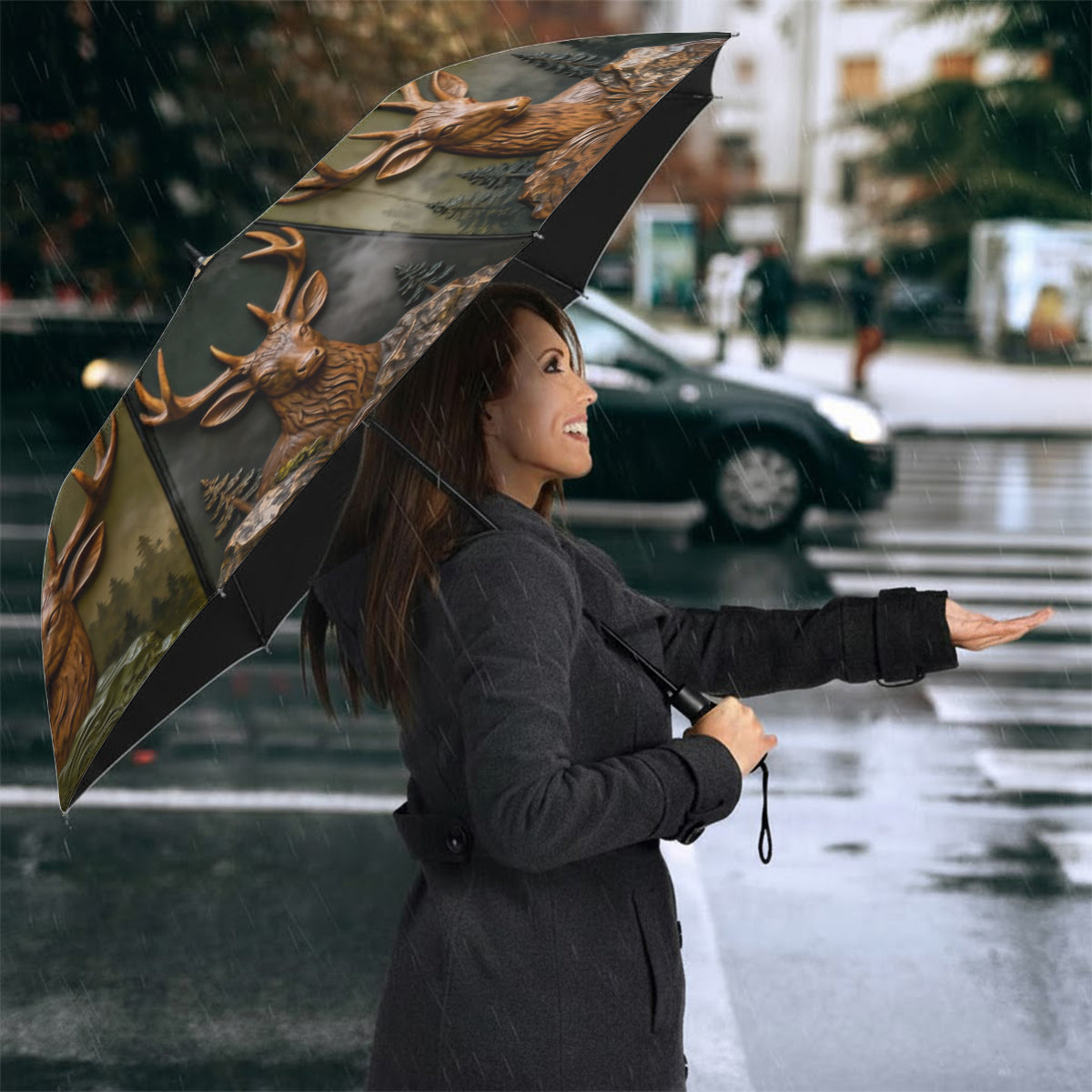 Perfect Gift For Hunting Lovers - Personalized Hunting Umbrella