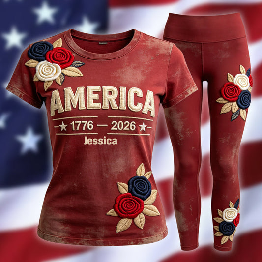 Women's America 250th Anniversary - Personalized Patriot All Over Shirt