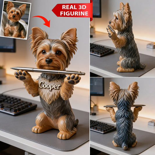 Your Pen My Lord - Personalized Dog Premium 3D Figurine