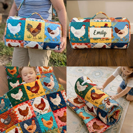 Love Chicken - Personalized Chicken Nap Mat