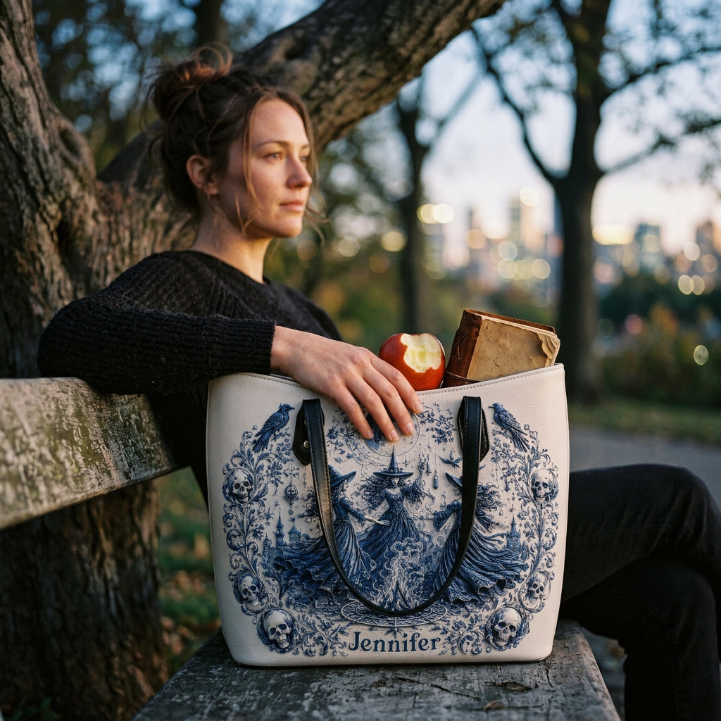 Midnight Coven - Personalized Witch Leather Bag