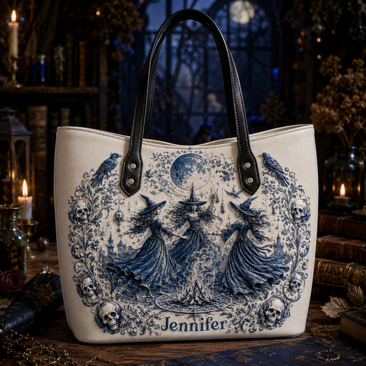 Midnight Coven - Personalized Witch Leather Bag