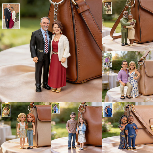 You & Me We Got This - Personalized Couple 3D Figure Ornament/ Keychain