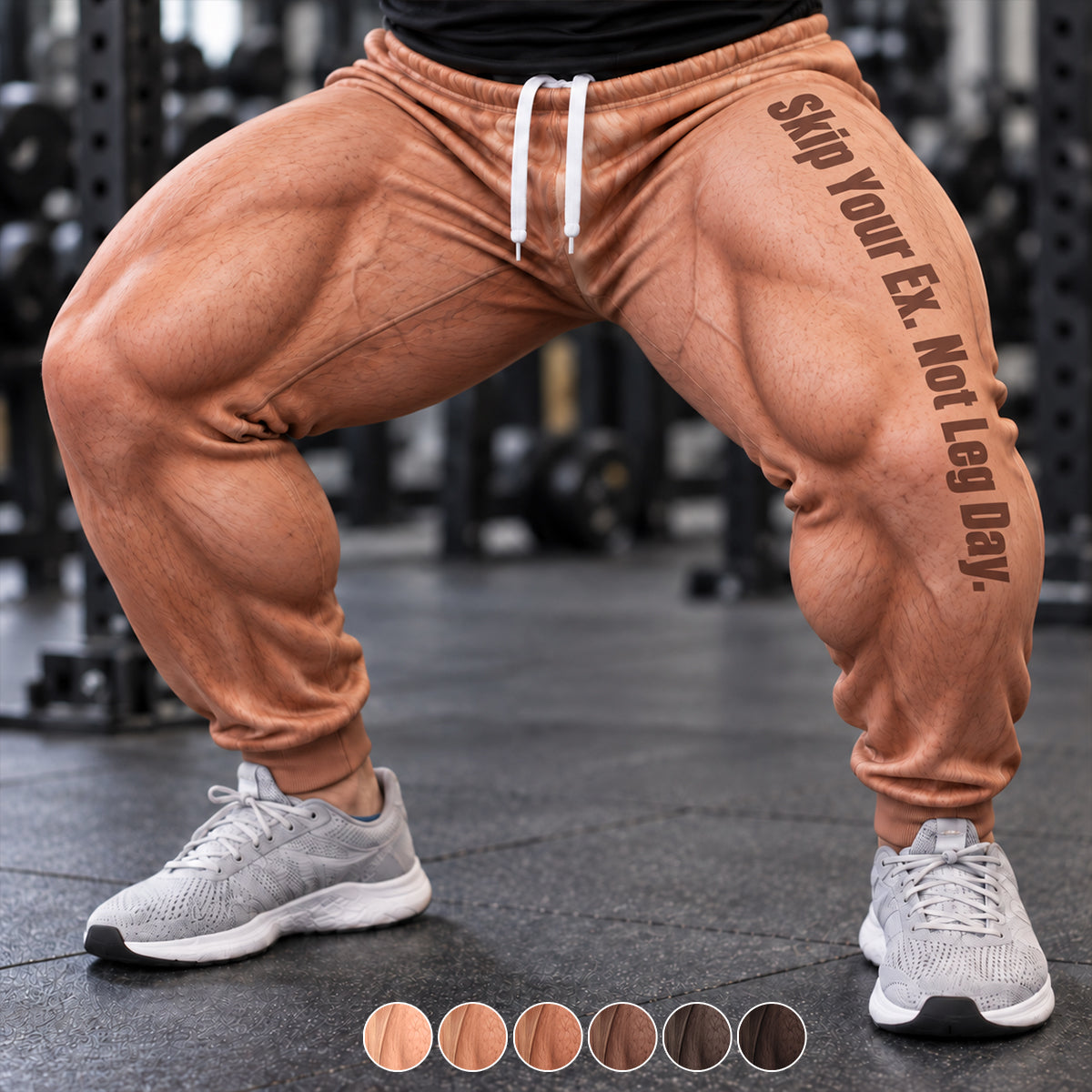 Never Skip Leg Day - Personalized Fitness Unisex Sweatpants