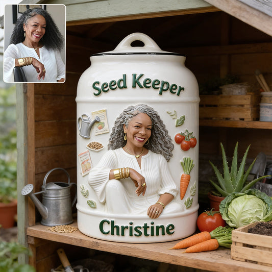 Seed Keeper - Personalized Gardening Container Jar