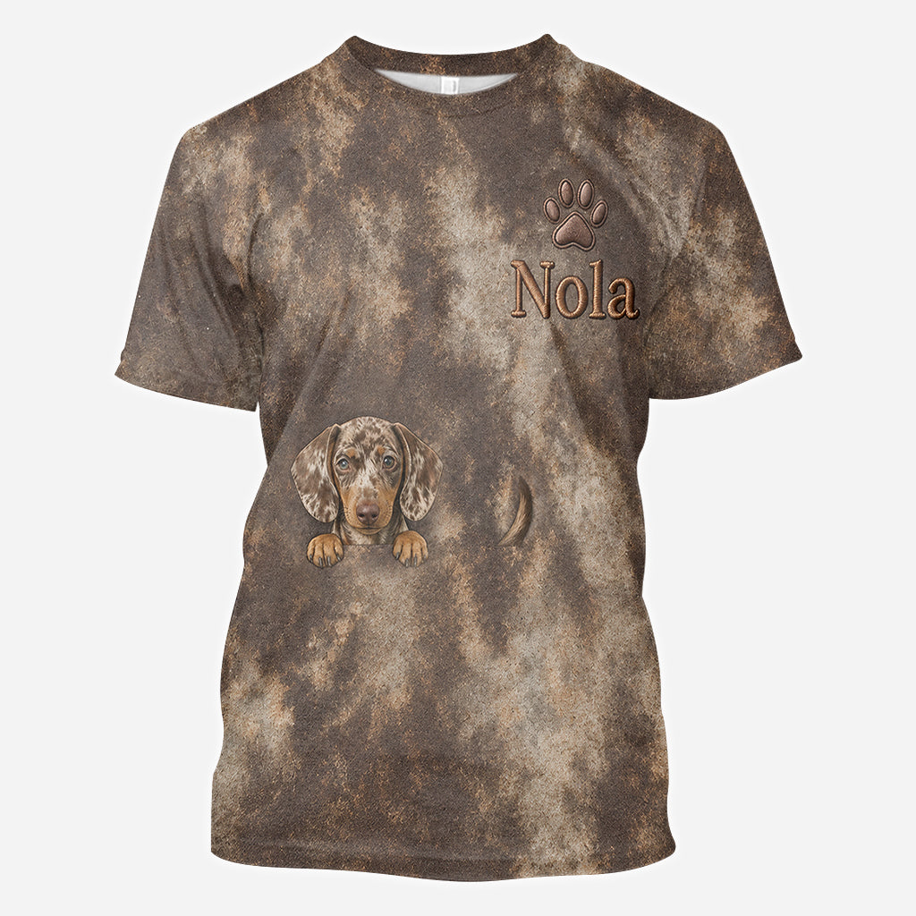 Love My Dog - Personalized Dog All Over Shirt