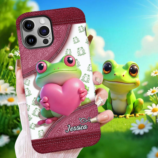 Love Frog - Personalized Frog Full Print Phone Case