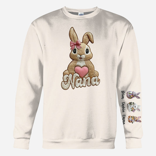 Mom's/ Nana's Little Bunnies - Personalized Grandma All Over Shirt