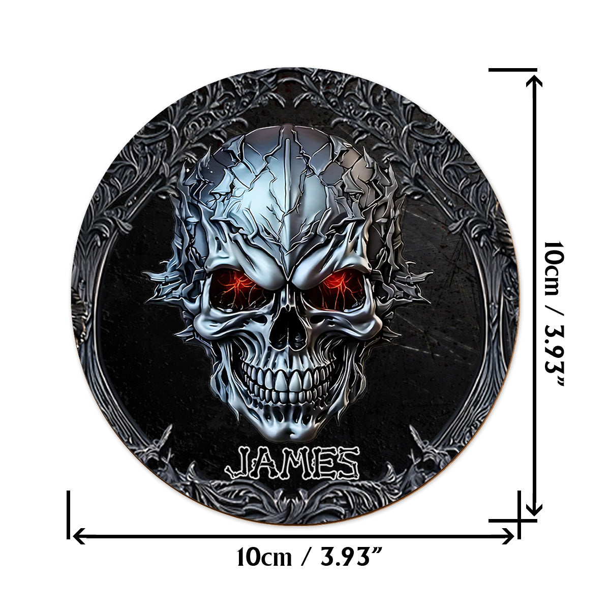 Cool Skull - Personalized Skull Whiskey Glass