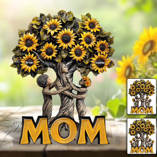 Best Mom Ever - Personalized Mother Custom Shaped Acrylic Plaque