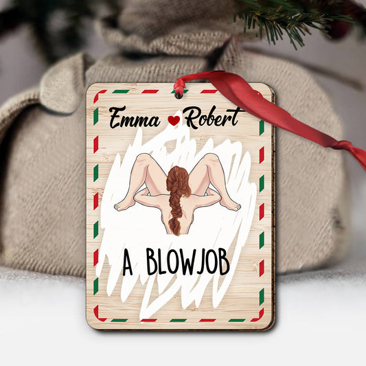 Scratch To Reveal - Personalized Couple Ornament