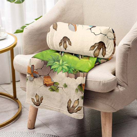 Love Dinosaurs - Personalized Kid Blanket