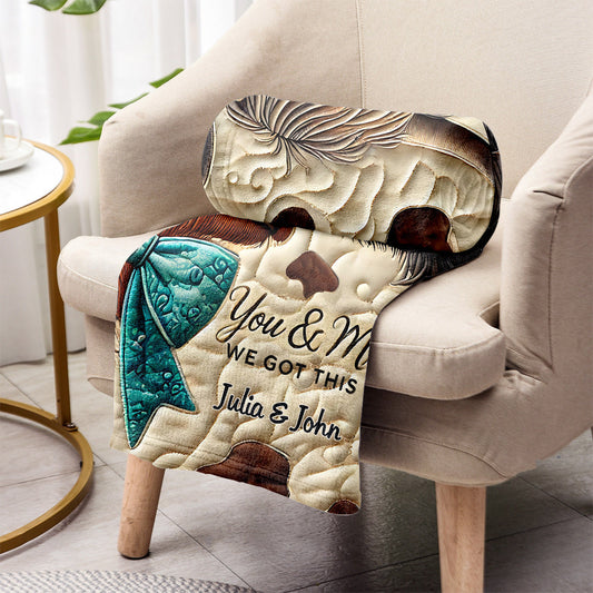 You & Me We Got This - Personalized Blanket
