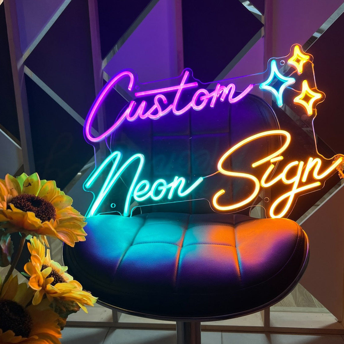I Love You - Personalized Couple Neon Sign