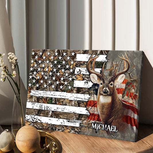 Love Hunting - Personalized Hunting Canvas And Poster
