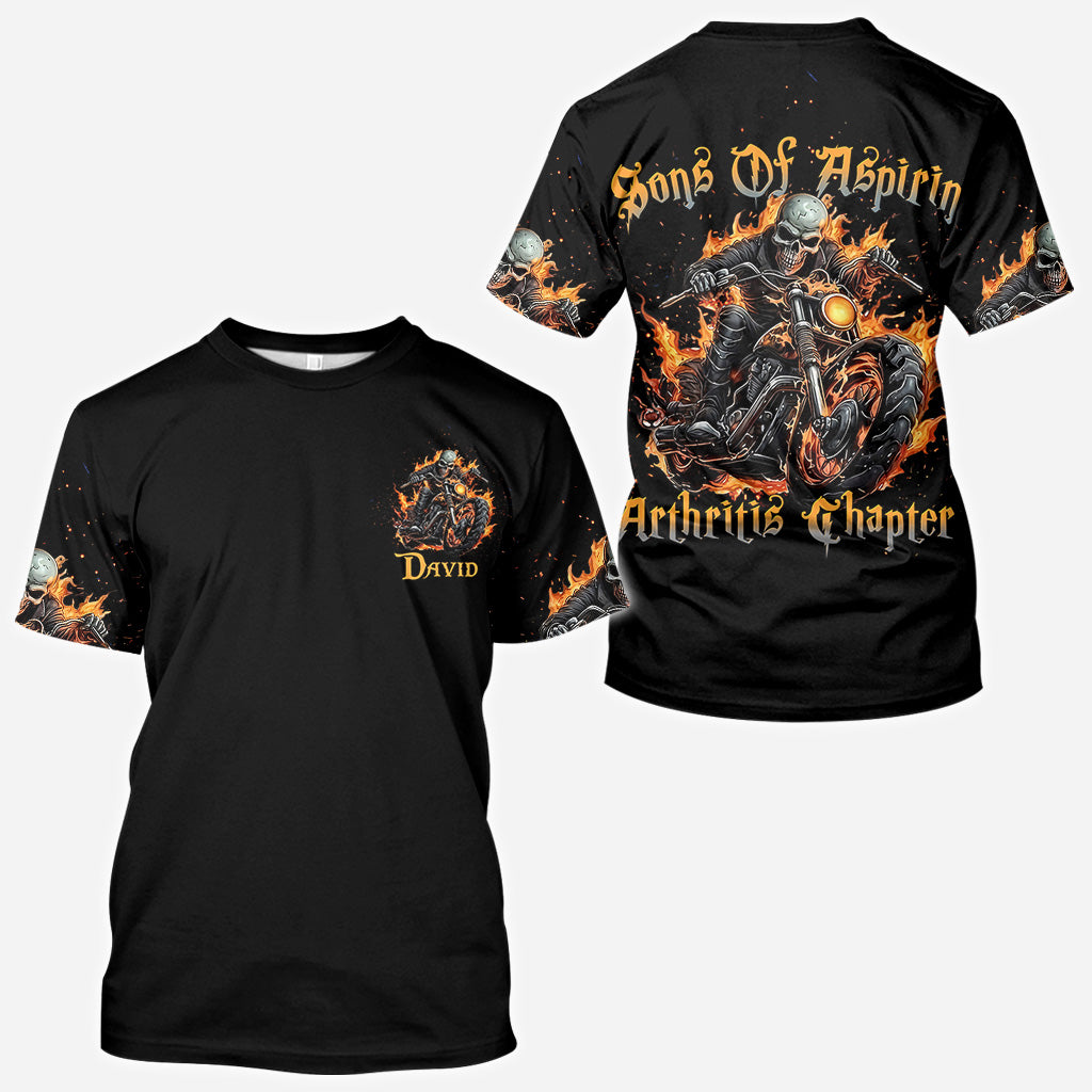 Son Of Aspirin - Personalized Biker All Over Shirt