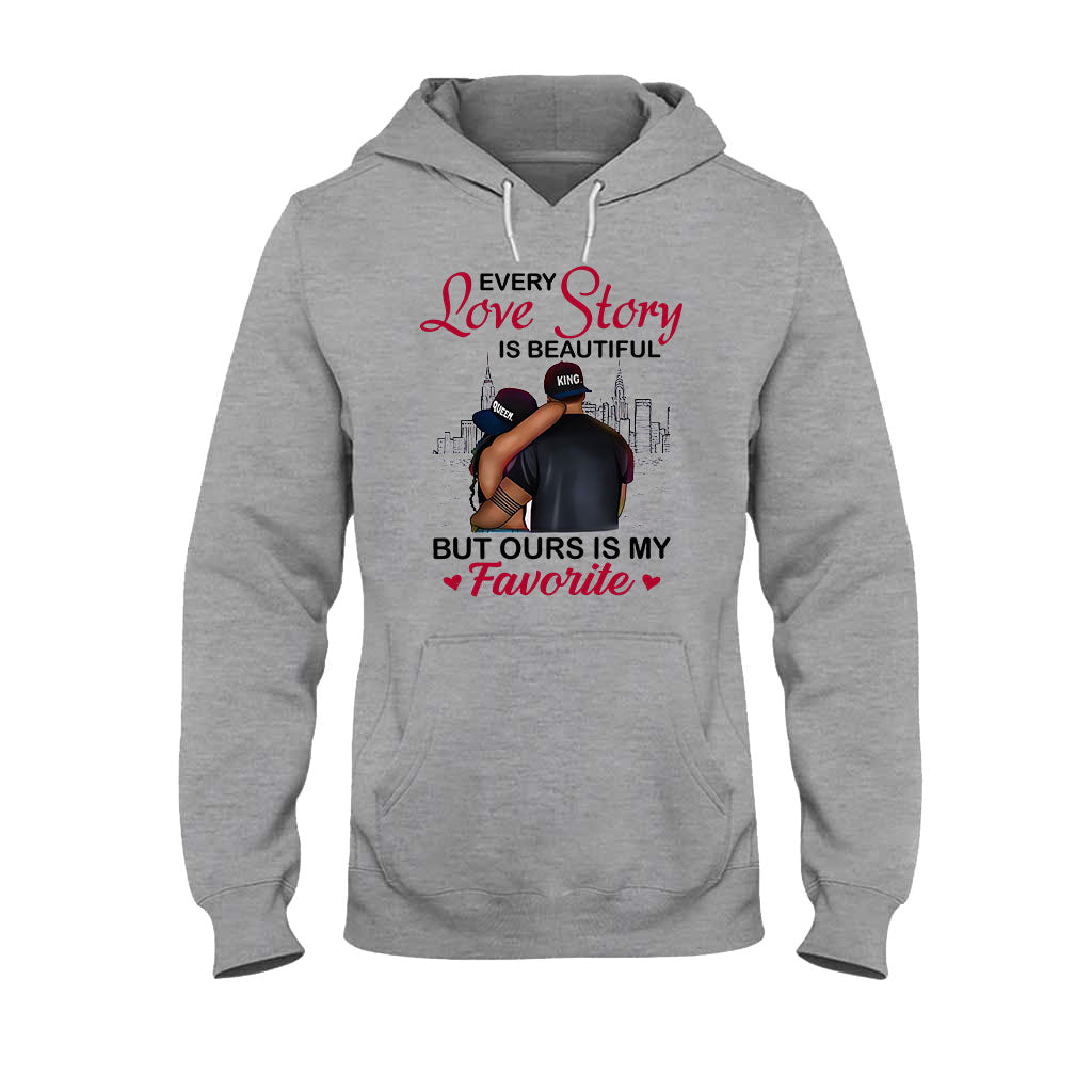 Black Couple - Personalized African American T-shirt and Hoodie 112021
