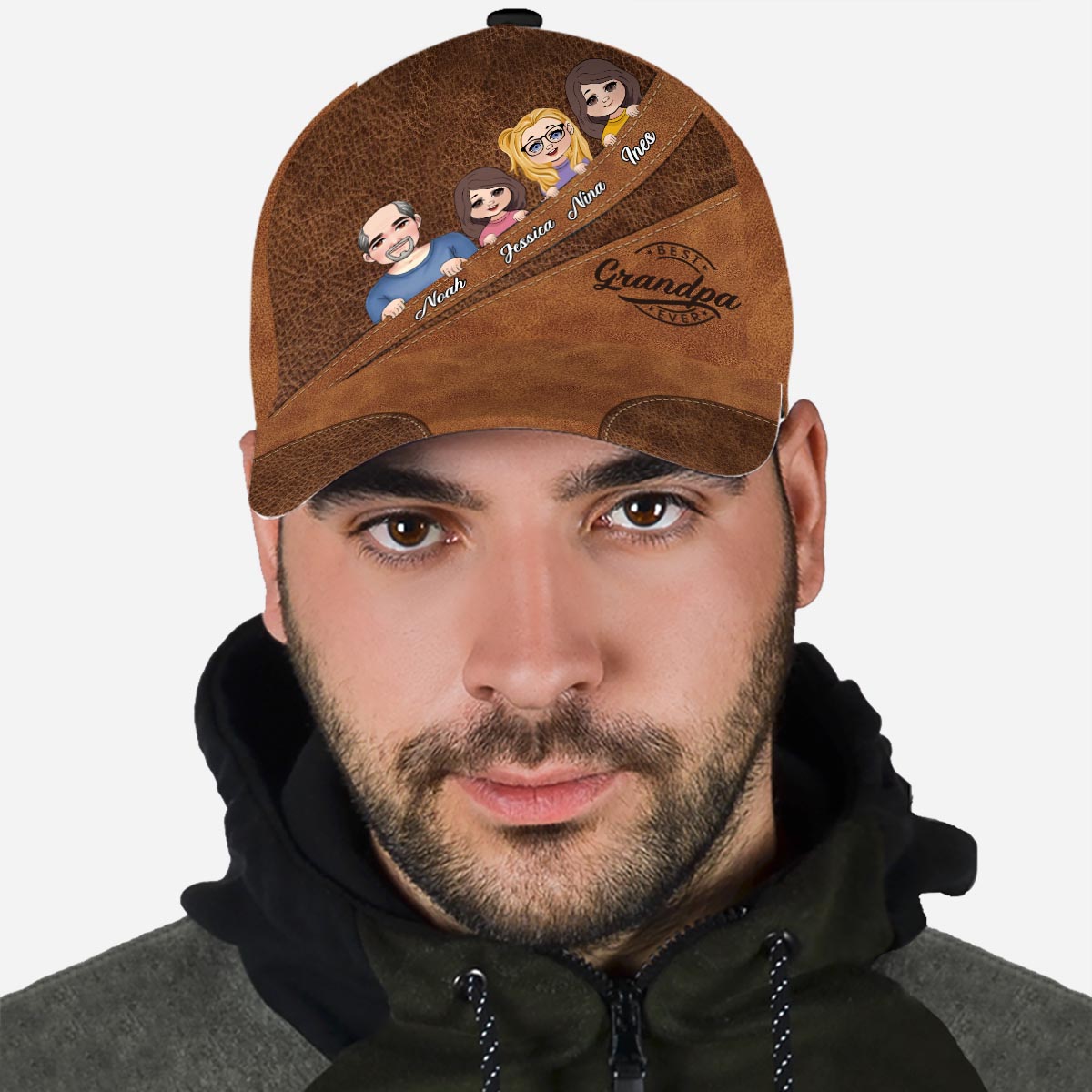 Best Dad Ever - Gift for dad, grandma, grandpa, mom, uncle, aunt - Personalized Classic Cap