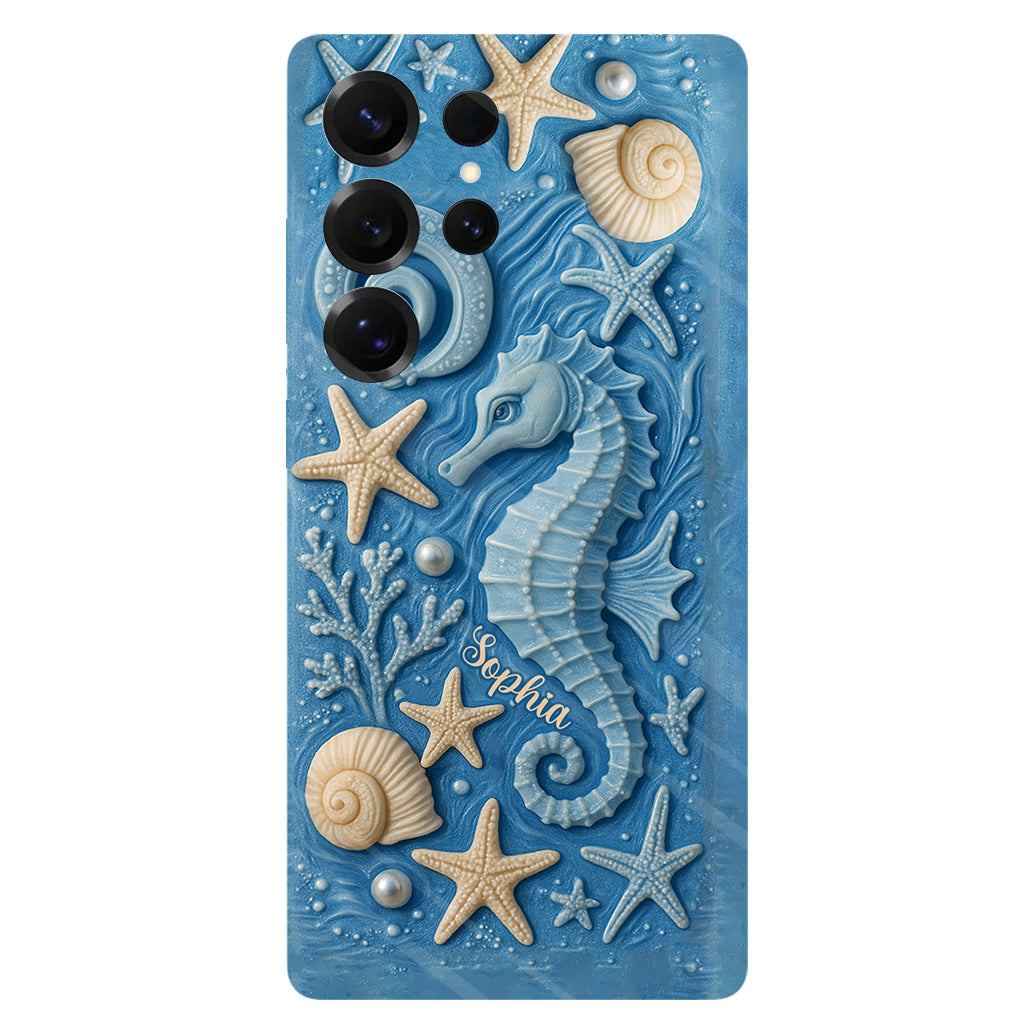 Just A Girl Who Loves Ocean - Personalized Sea Lover Full Print Phone Case