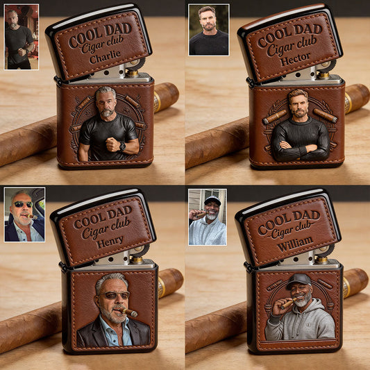 Custom Any Photo - Personalized Father Lighter